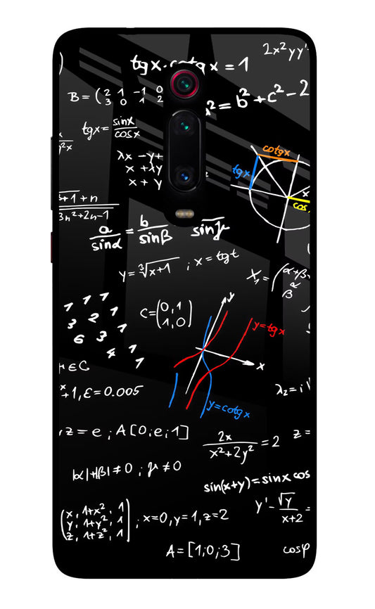 Mathematics Formula Redmi K20 Pro Glass Case