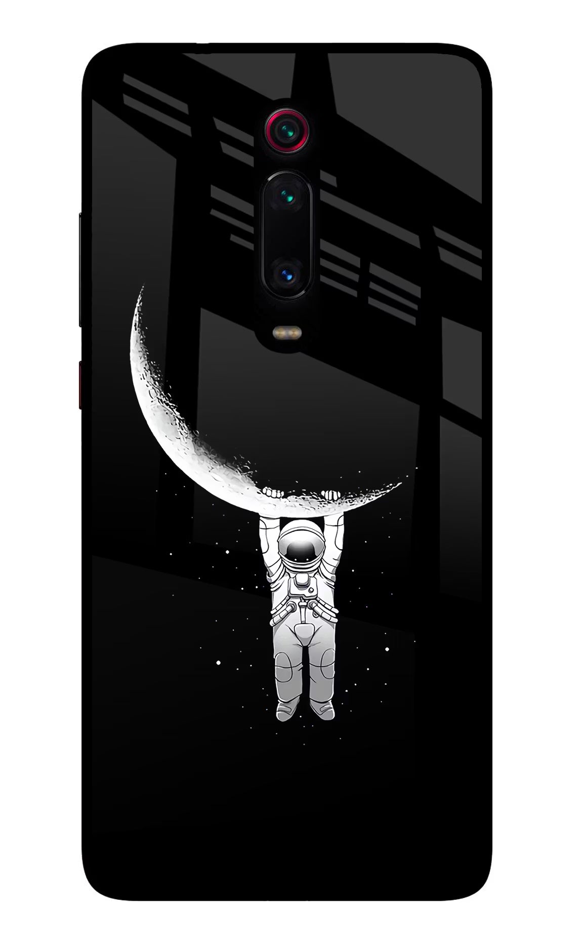 Moon Space Redmi K20 Pro Glass Case Back Cover by Casekaro