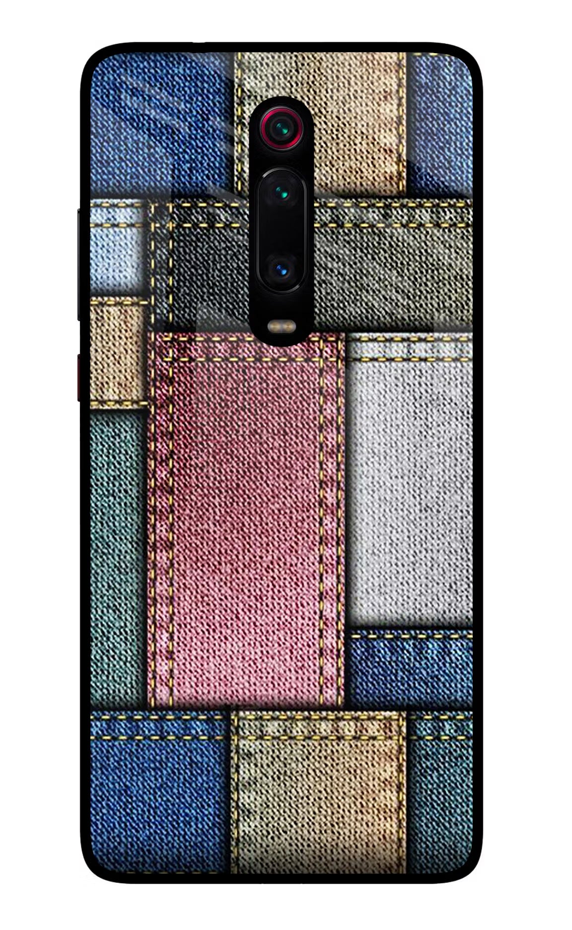 Multicolor Jeans Redmi K20 Pro Glass Case