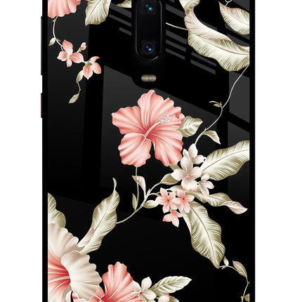Flowers Redmi K20 Pro Glass Case Back Cover by Casekaro