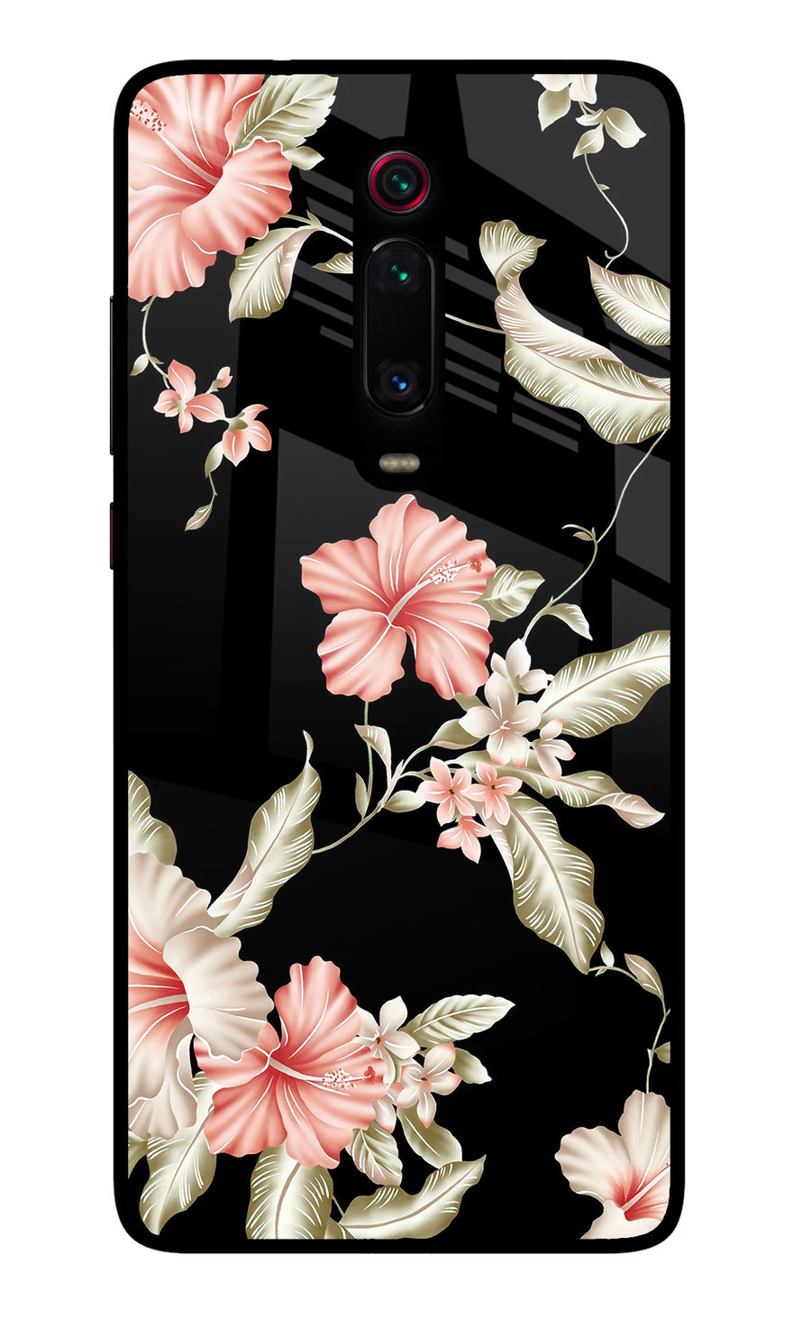 Flowers Redmi K20 Pro Back Cover, Glass case