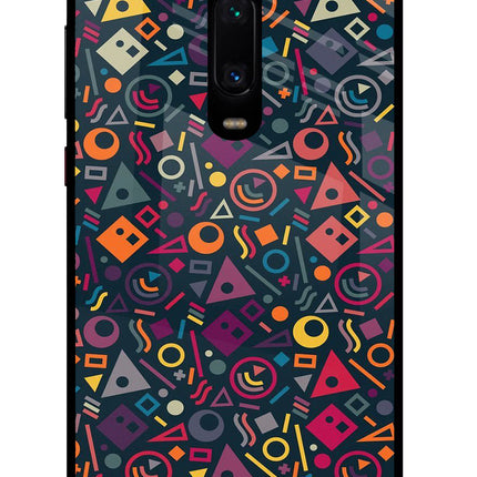 Geometric Abstract Redmi K20 Pro Glass Case Back Cover by Casekaro