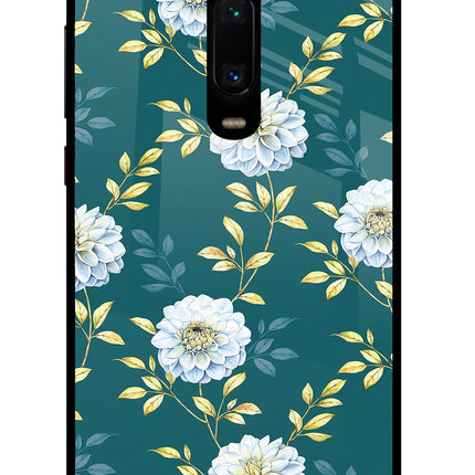 Flowers Redmi K20 Pro Glass Case Back Cover by Casekaro