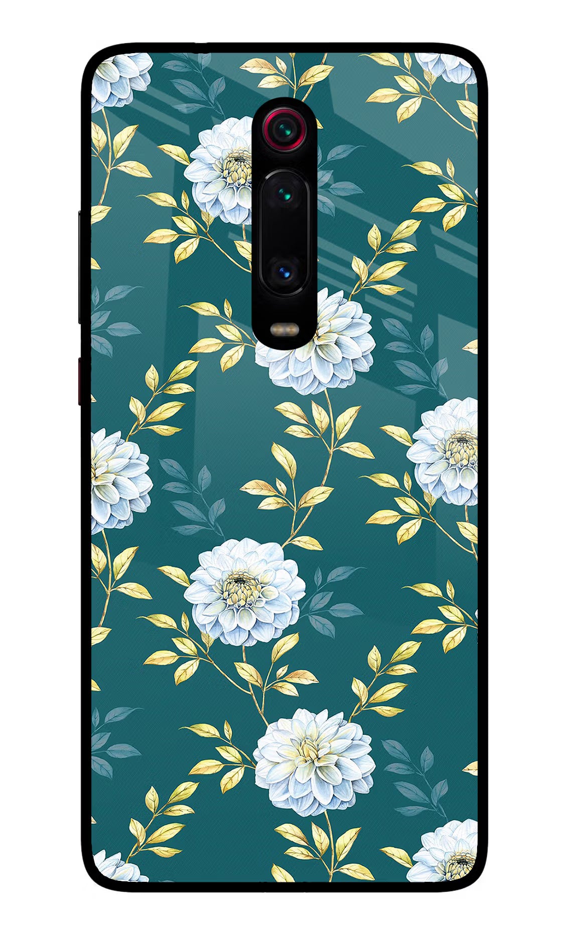 Flowers Redmi K20 Pro Glass Case