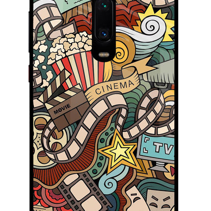 Cinema Abstract Redmi K20 Pro Glass Case Back Cover by Casekaro