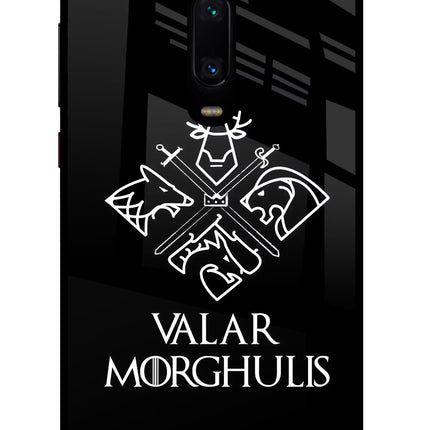 Valar Morghulis | Game Of Thrones Redmi K20 Pro Glass Case Back Cover by Casekaro