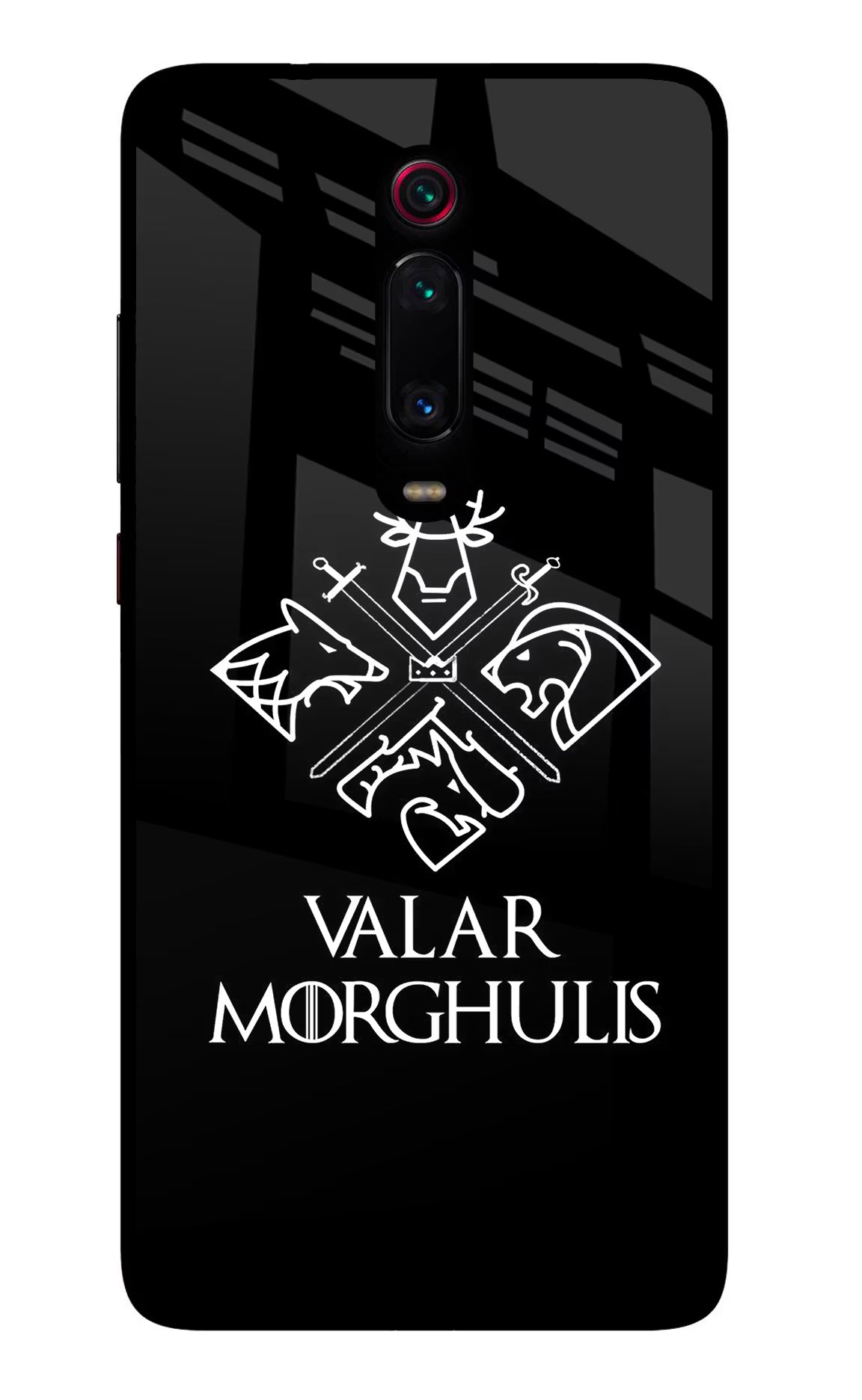Valar Morghulis | Game Of Thrones Redmi K20 Pro Glass Case Back Cover by Casekaro