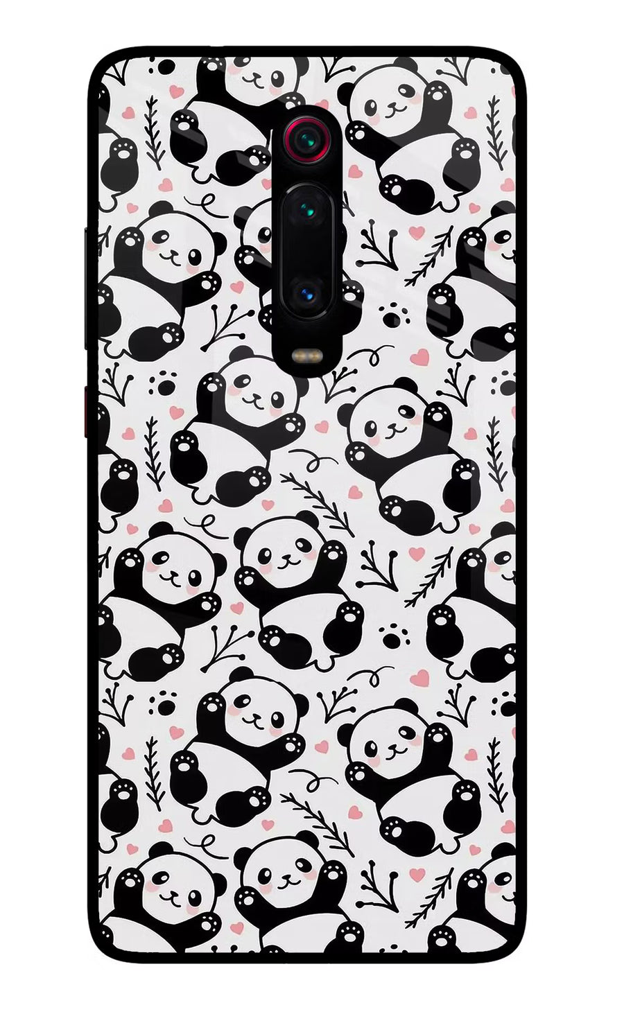 Cute Panda Redmi K20 Pro Back Cover, Glass case