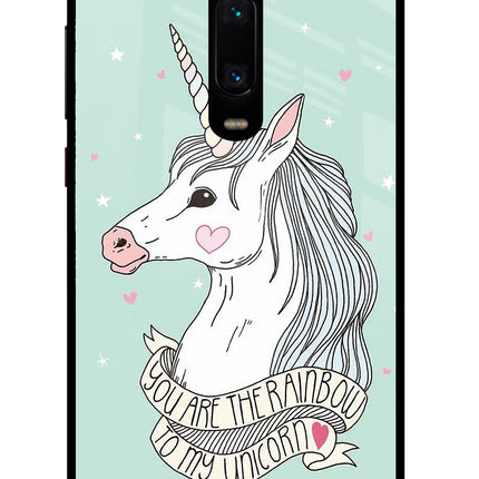 Unicorn Wallpaper Redmi K20 Pro Glass Case Back Cover by Casekaro