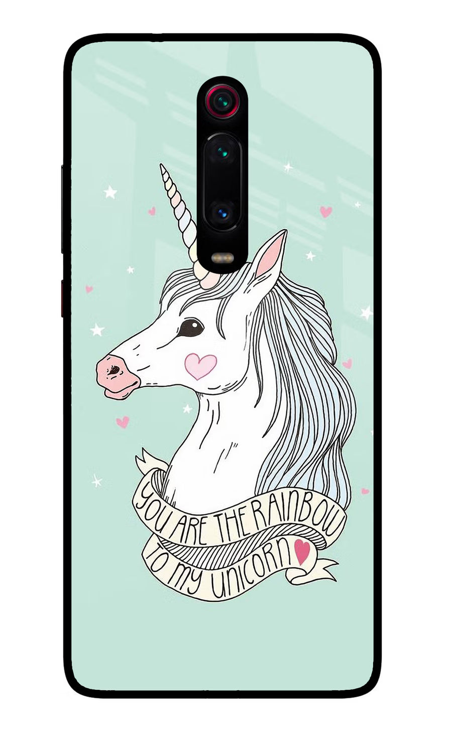Unicorn Wallpaper Redmi K20 Pro Back Cover, Glass case