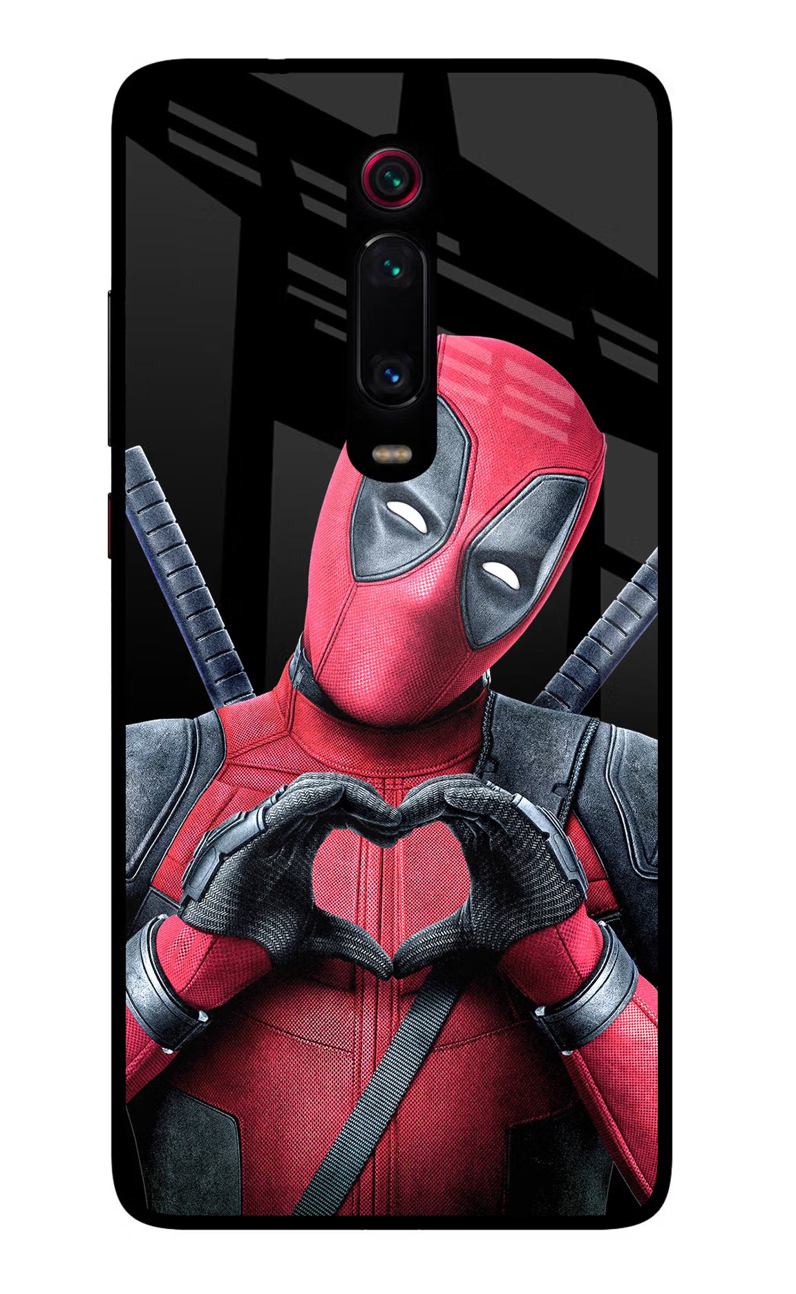 Deadpool Redmi K20 Pro Glass Case Back Cover by Casekaro