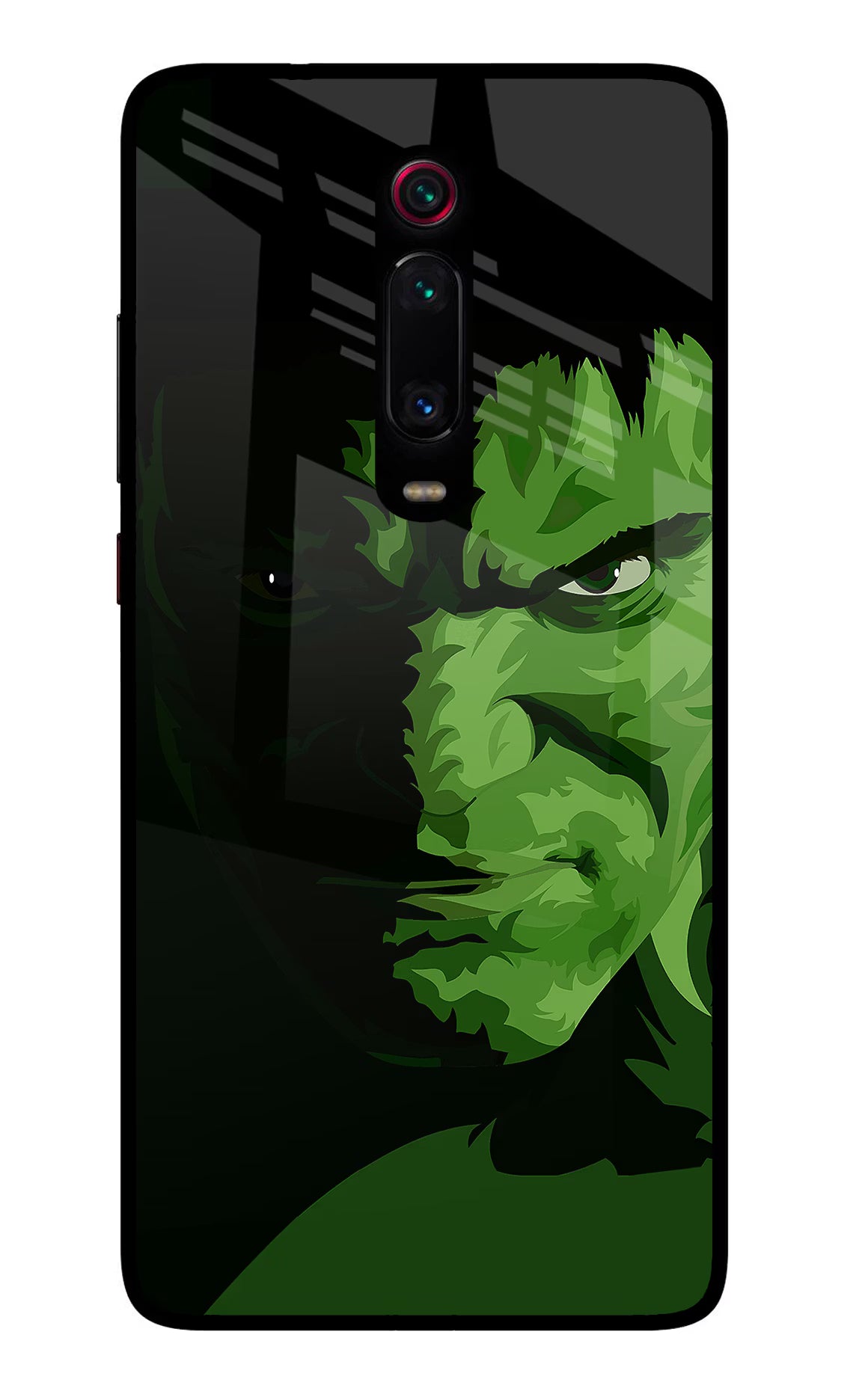 HULK Redmi K20 Pro Glass Case Back Cover by Casekaro