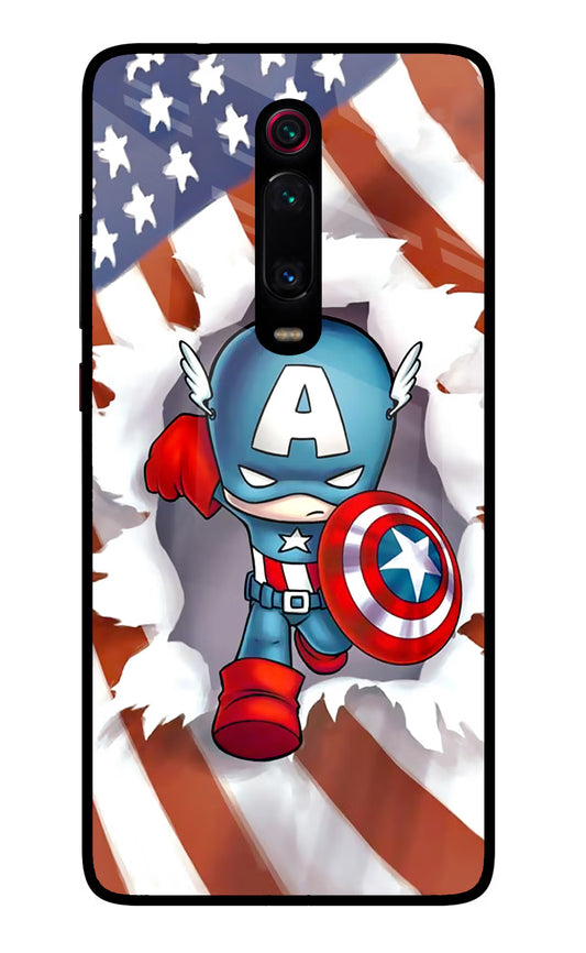 Captain America Redmi K20 Pro Glass Case