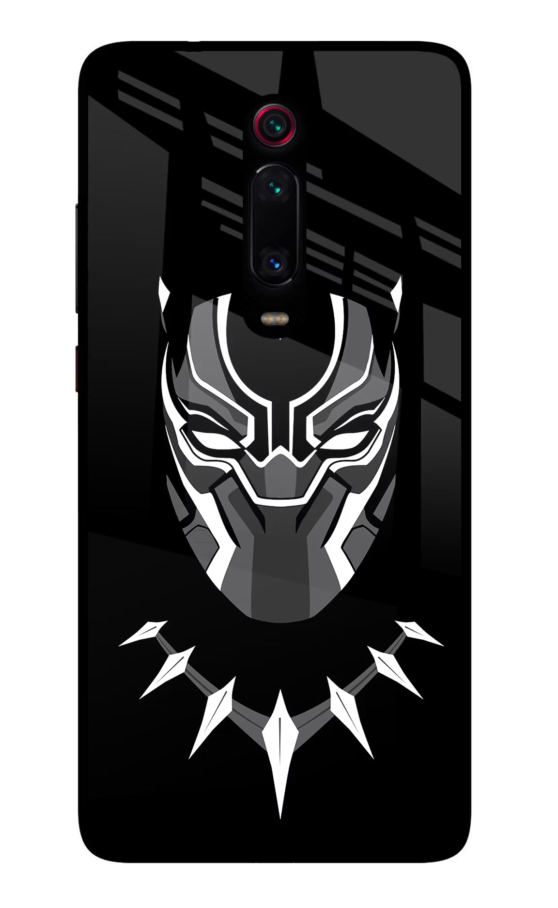 Black Panther Redmi K20 Pro Glass Case Back Cover by Casekaro