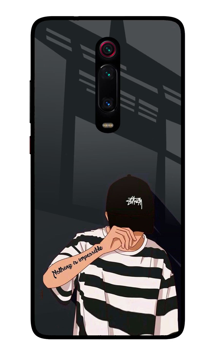 Aesthetic Boy Redmi K20 Pro Back Cover, Glass case