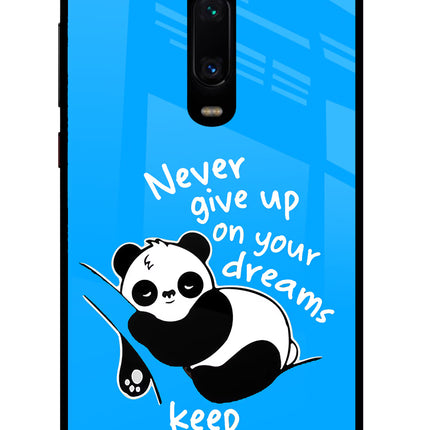 Keep Sleeping Redmi K20 Pro Glass Case Back Cover by Casekaro