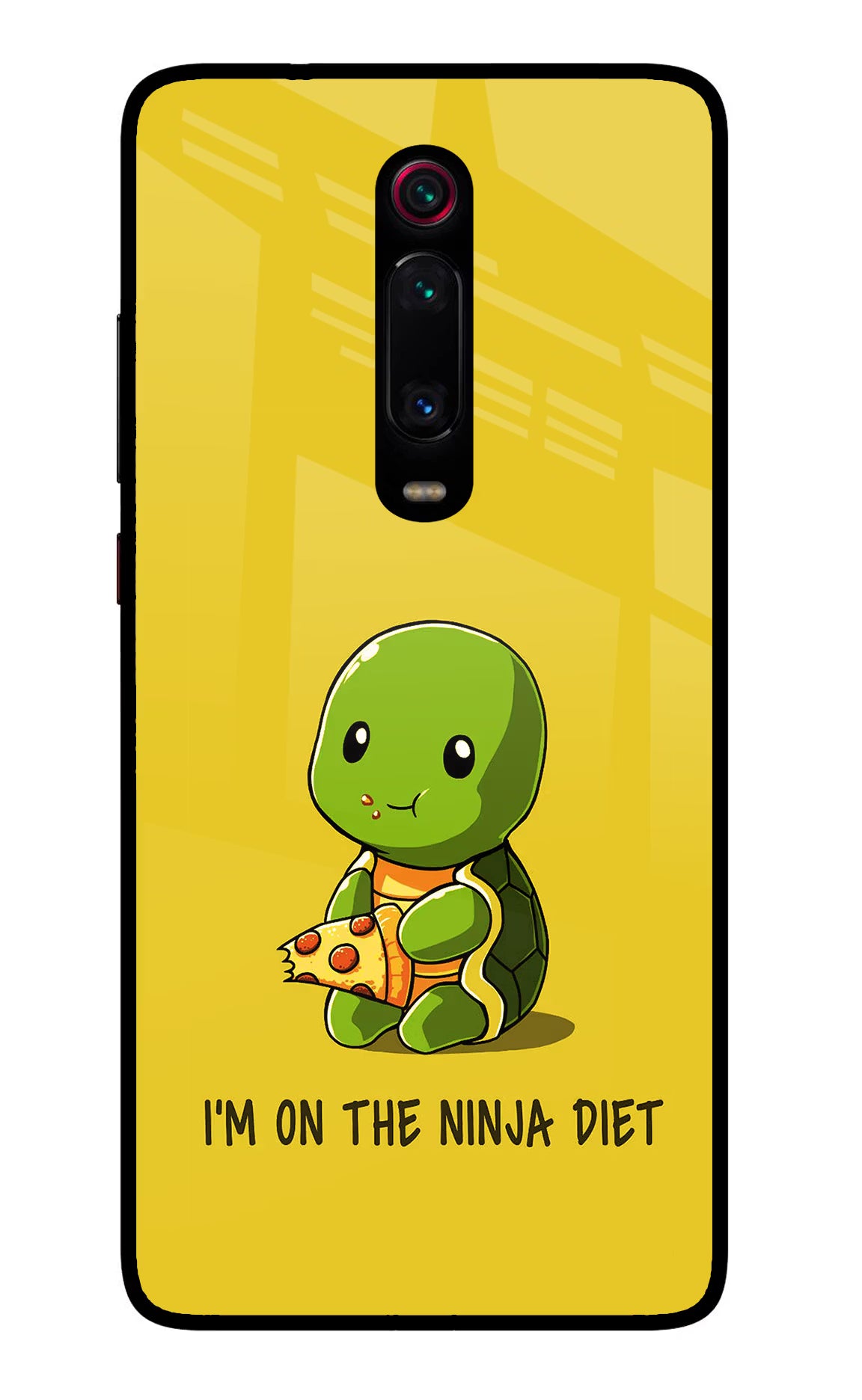 I'm on Ninja Diet Redmi K20 Pro Glass Case Back Cover by Casekaro