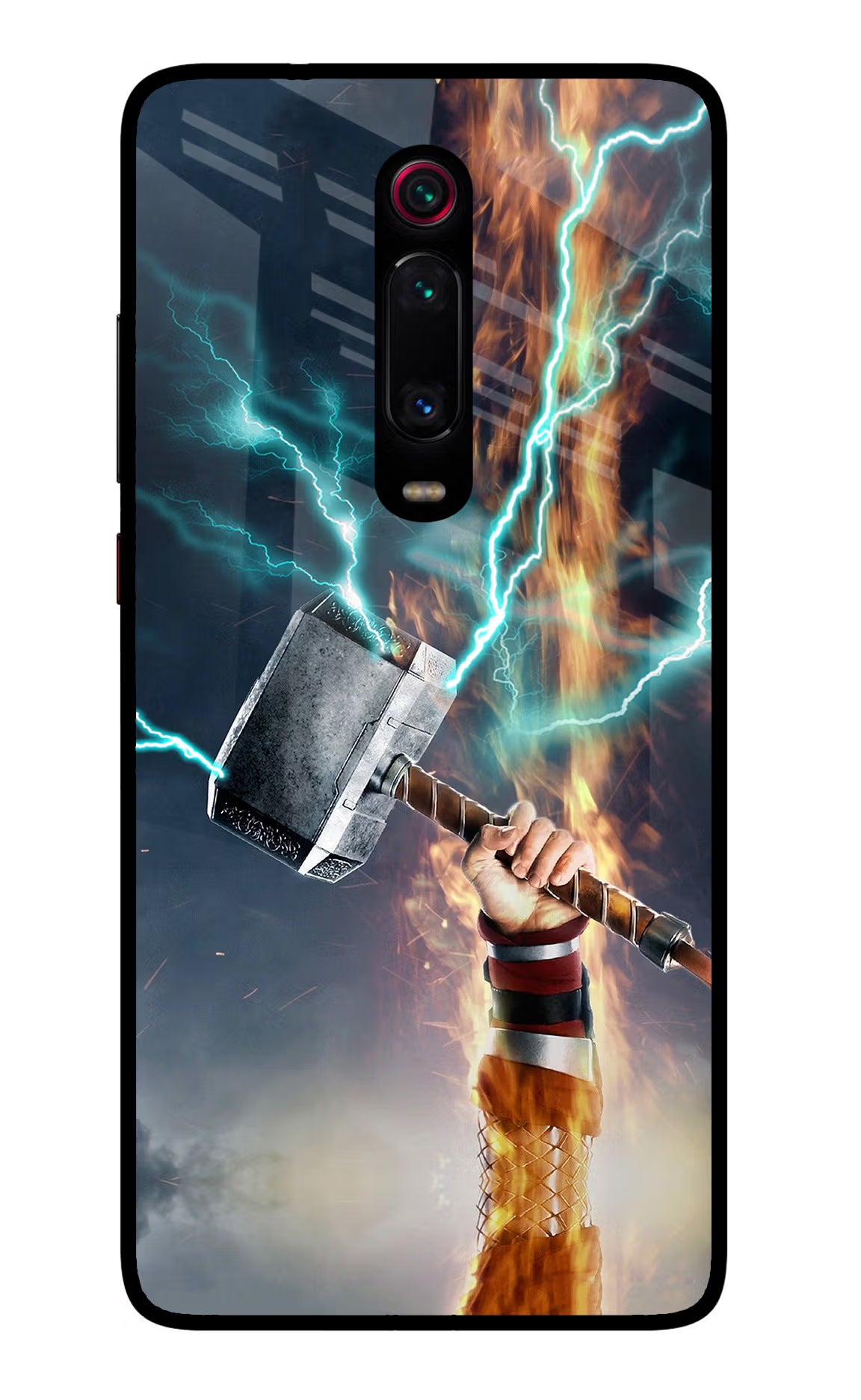 Thor Hammer Mjolnir Redmi K20 Pro Glass Case