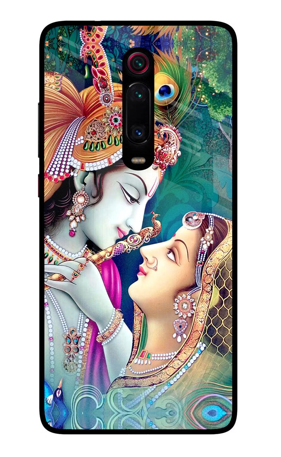 Lord Radha Krishna Redmi K20 Pro Back Cover, Glass case