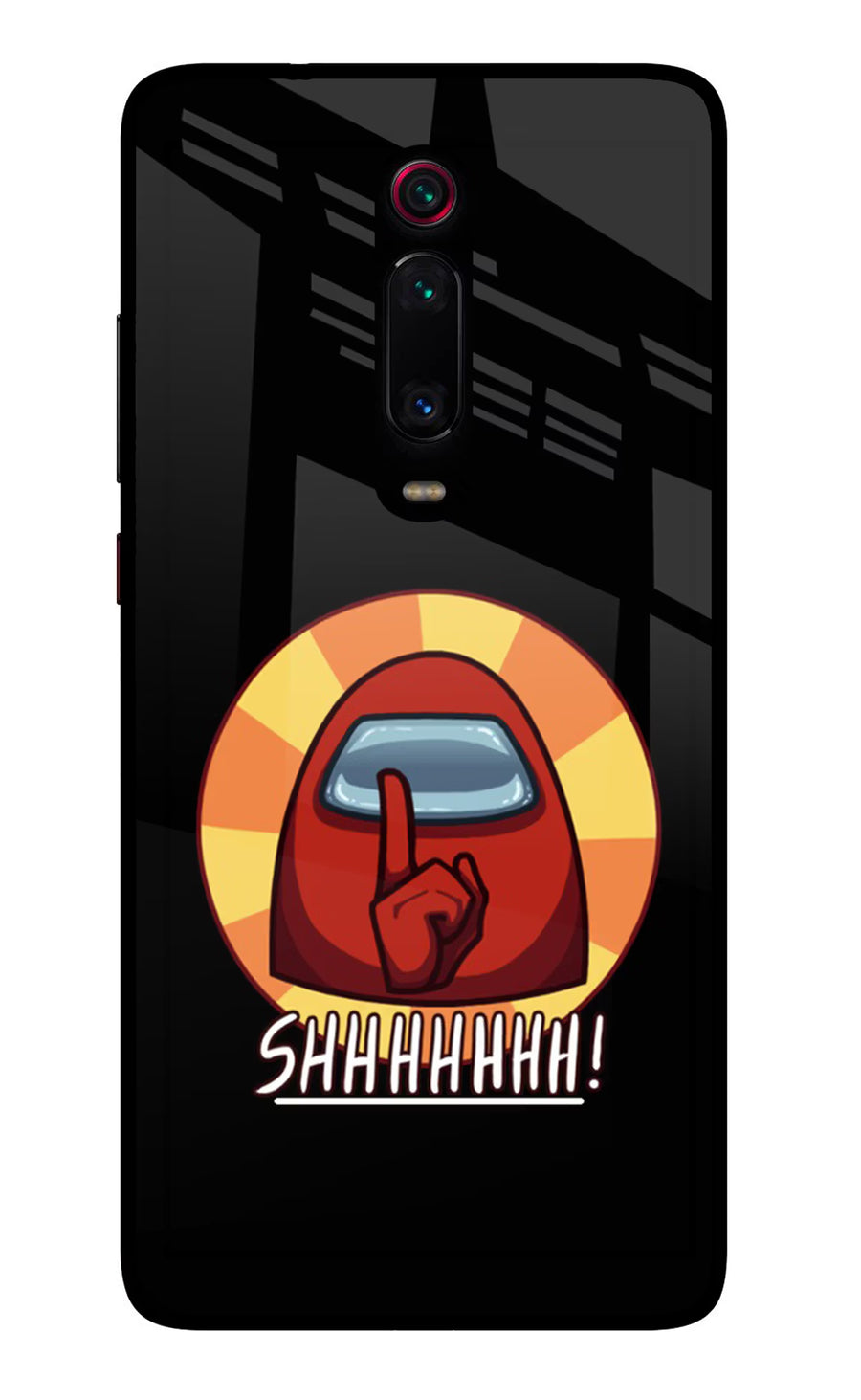 Among Us Shhh! Redmi K20 Pro Back Cover, Glass case