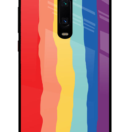 Rainbow Redmi K20 Pro Glass Case Back Cover by Casekaro