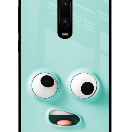 Funny Cartoon Redmi K20 Pro Glass Case Back Cover by Casekaro