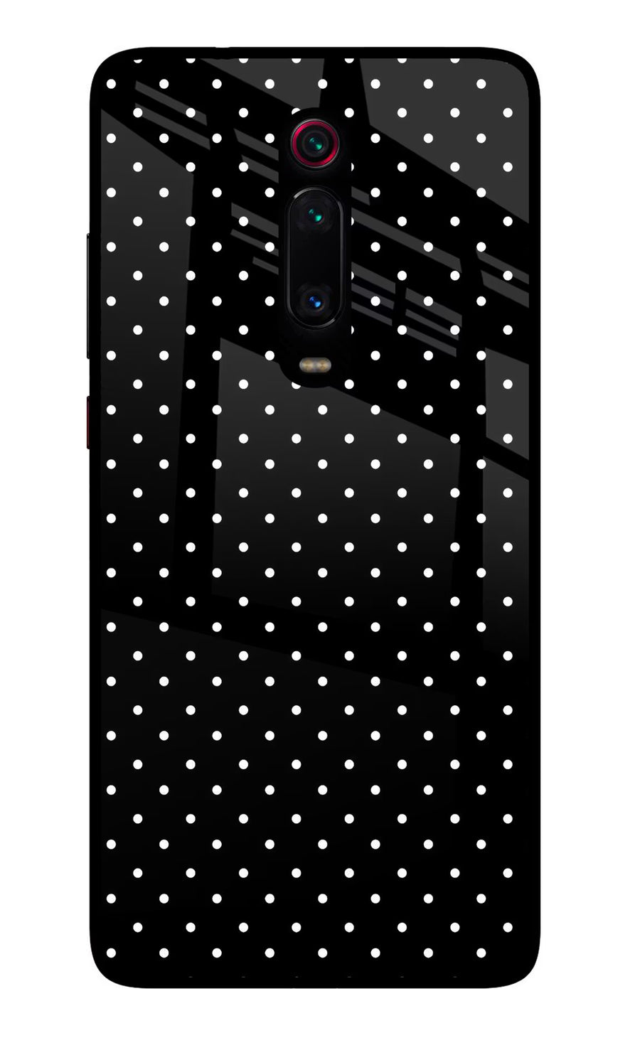 White Dots Redmi K20 Pro Back Cover, Glass case