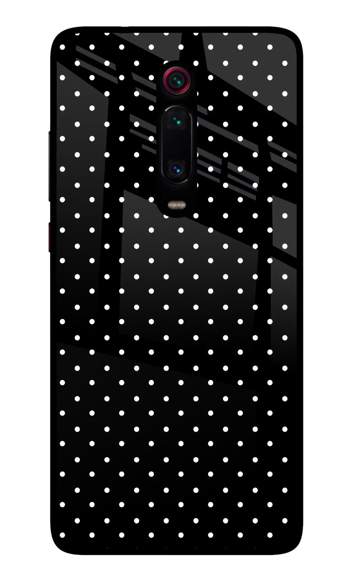 White Dots Redmi K20 Pro Glass Case