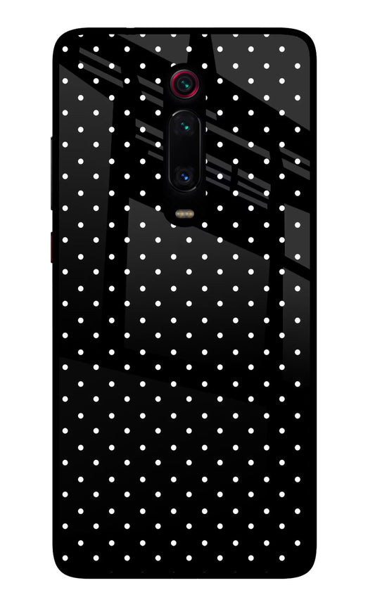 White Dots Redmi K20 Pro Glass Case