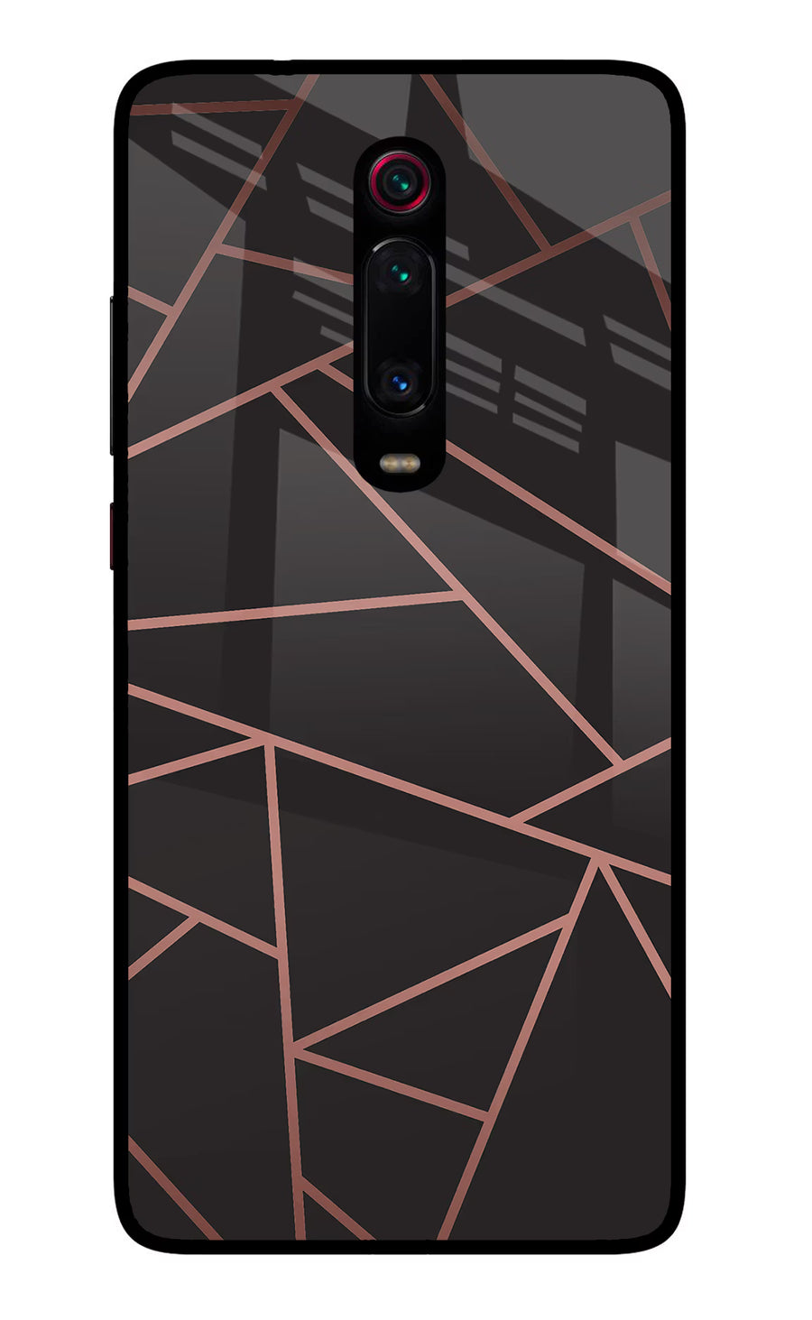 Geometric Pattern Redmi K20 Pro Back Cover, Glass case