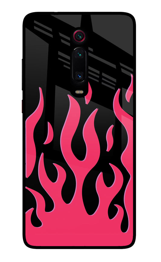 Fire Flames Redmi K20 Pro Glass Case