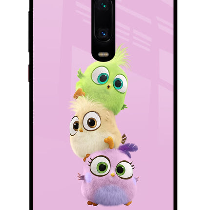 Cute Little Birds Redmi K20 Pro Glass Case Back Cover by Casekaro