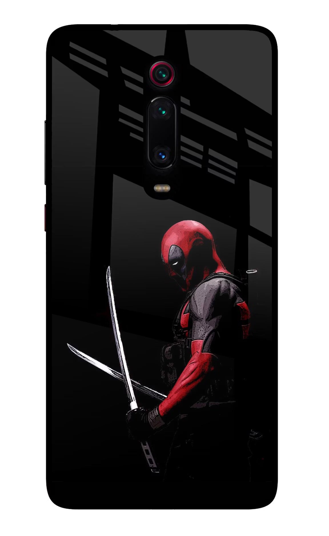 Deadpool Redmi K20 Pro Glass Case Back Cover by Casekaro