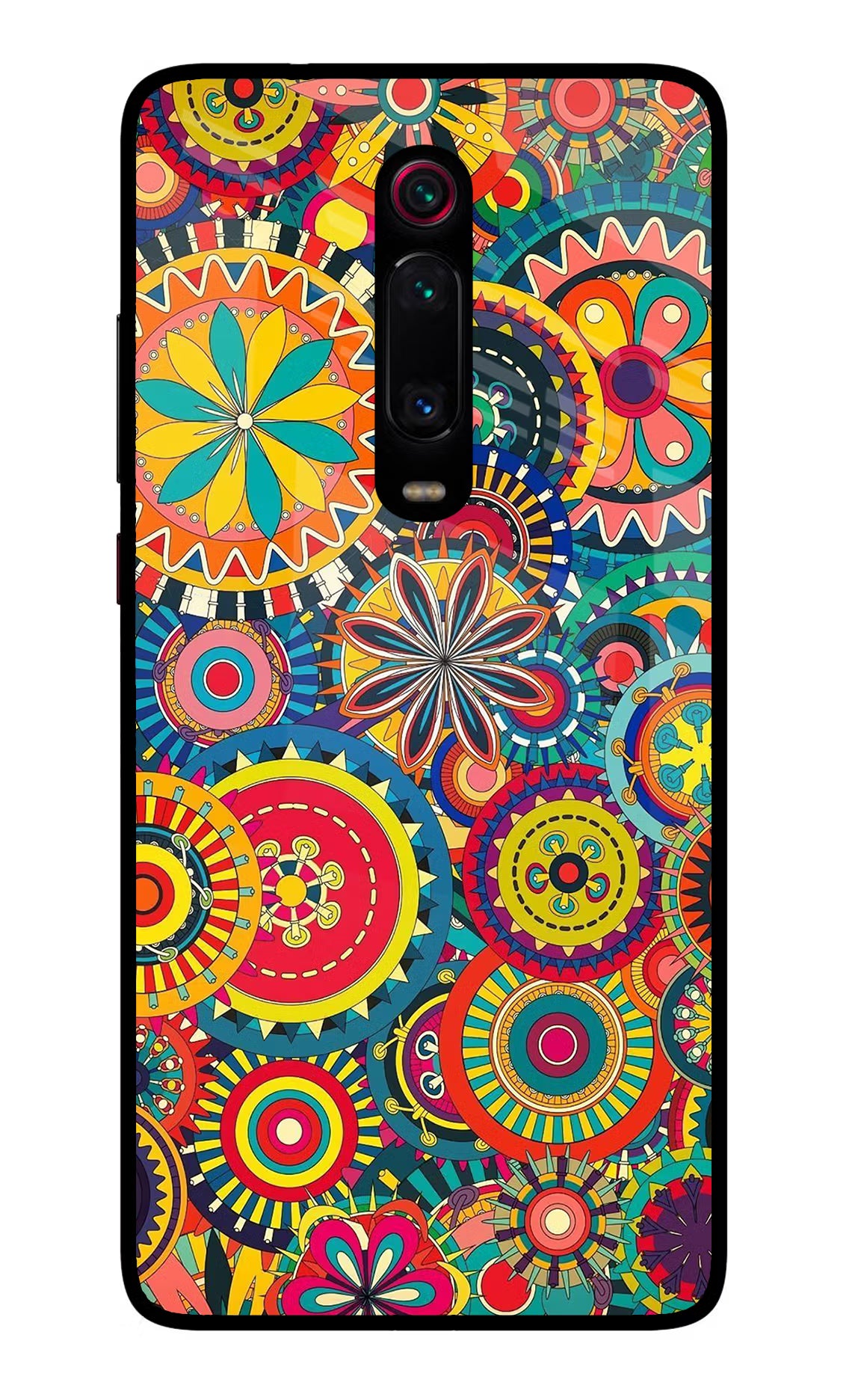 Gol Gol Art Redmi K20 Pro Glass Case Back Cover by Casekaro