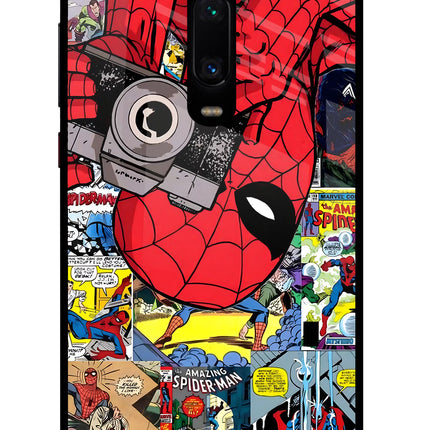 Spider Man Redmi K20 Pro Glass Case Back Cover by Casekaro