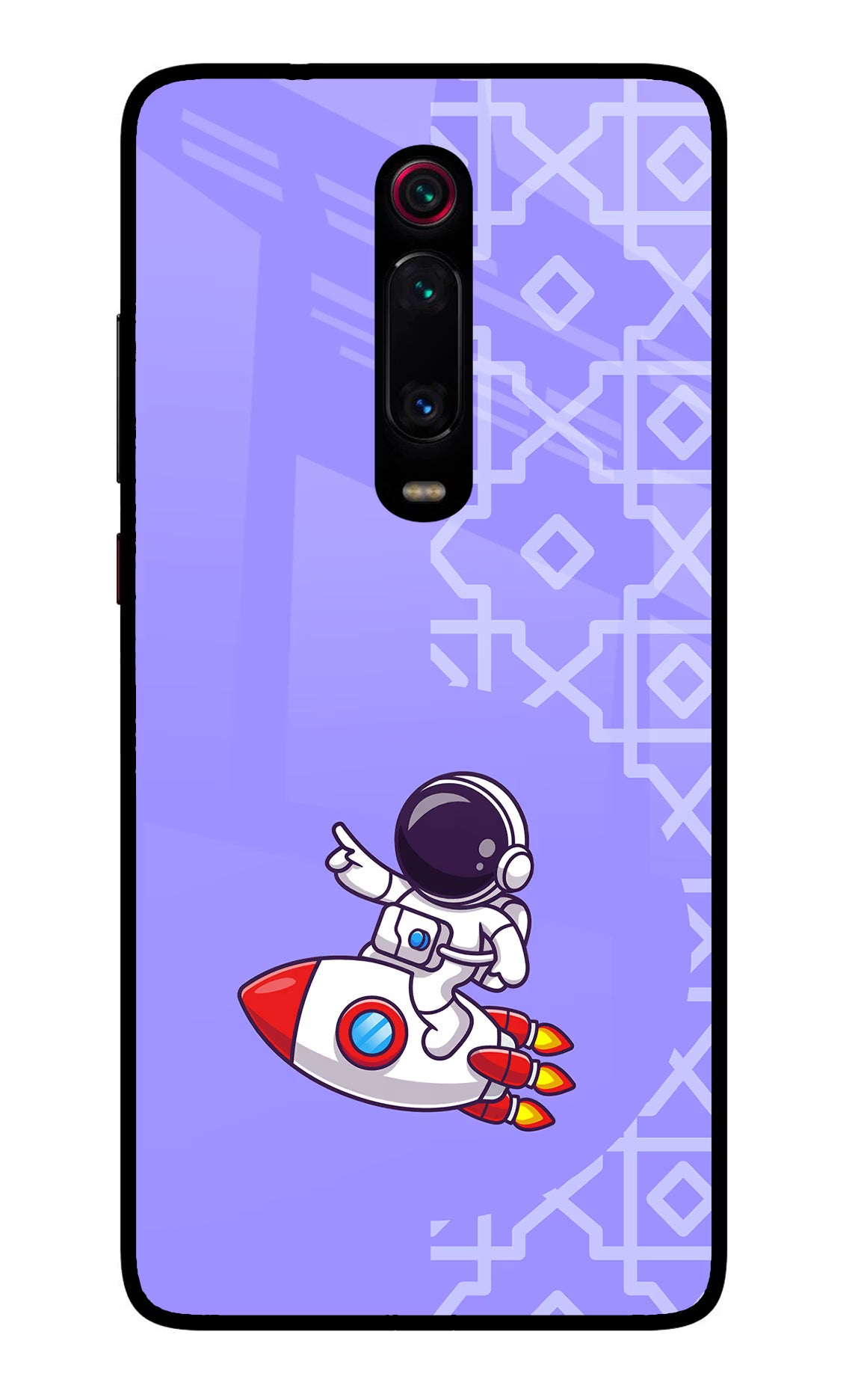 Cute Astronaut Redmi K20 Pro Glass Case