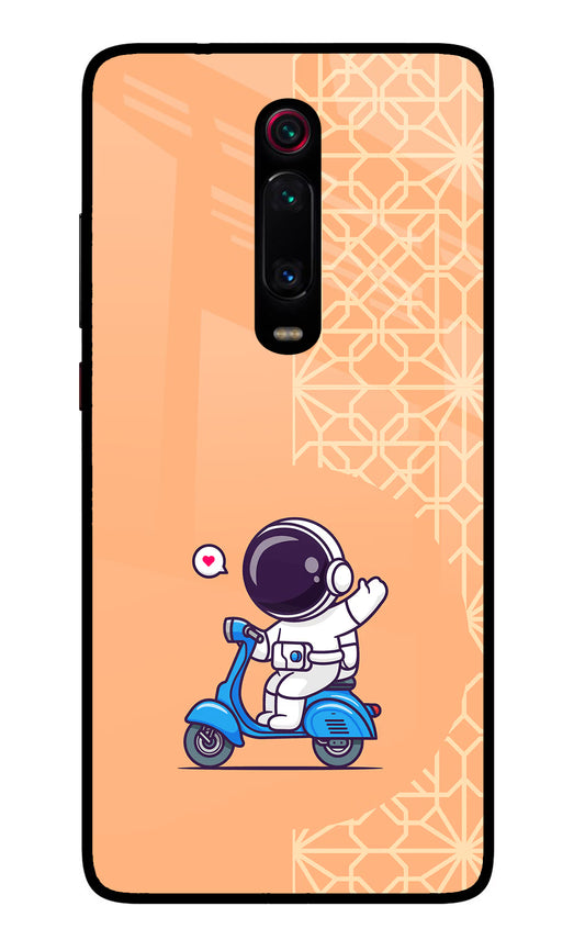Cute Astronaut Riding Redmi K20 Pro Glass Case