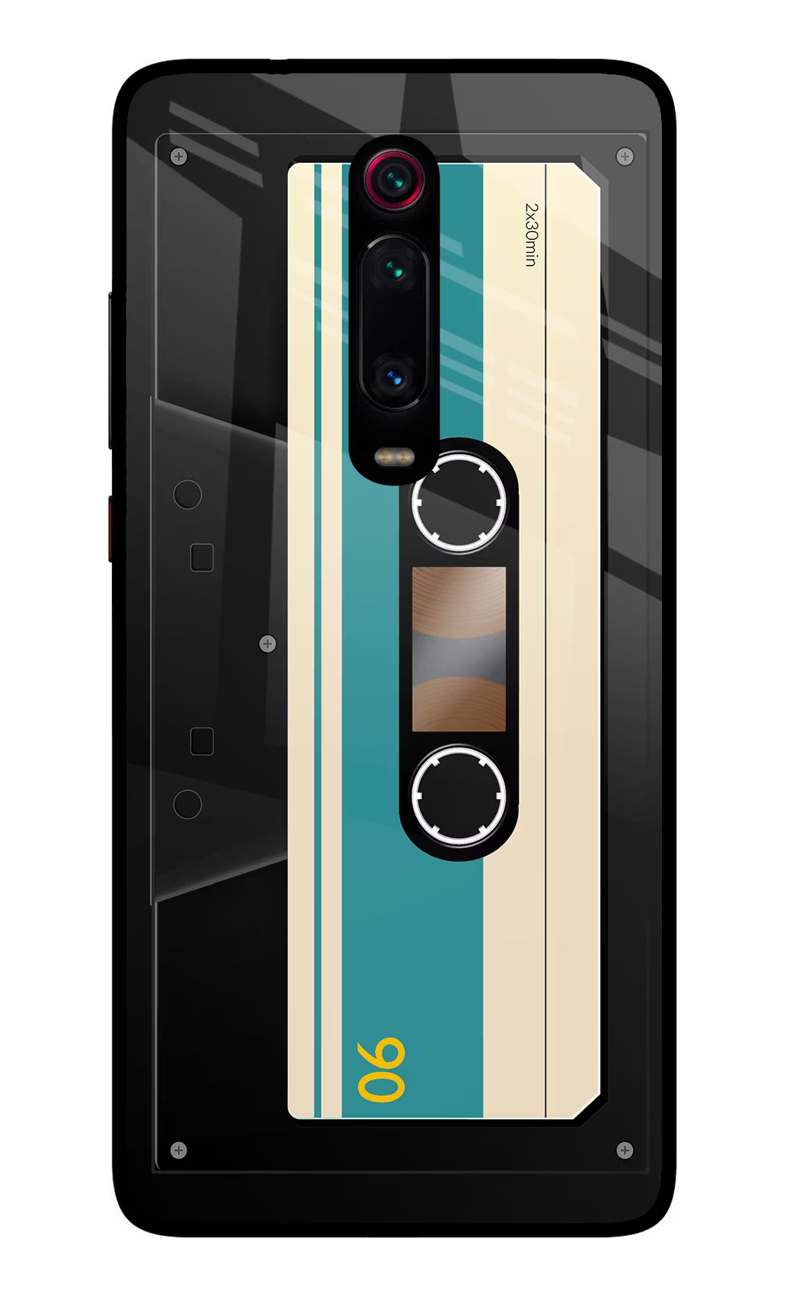 Cassette Redmi K20 Pro Glass Case Back Cover by Casekaro