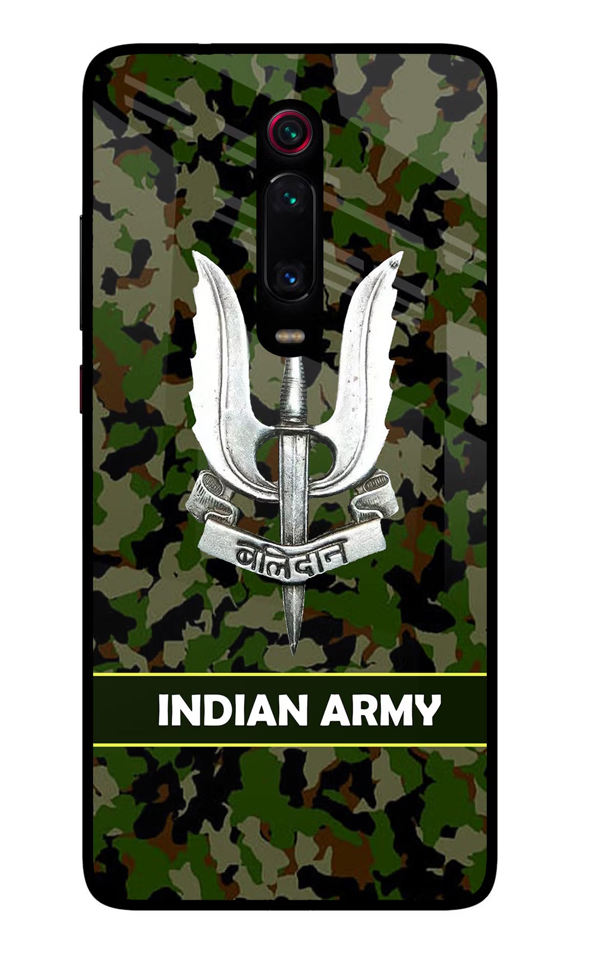 Balidan Indian Logo Redmi K20 Pro Glass Case Back Cover by Casekaro