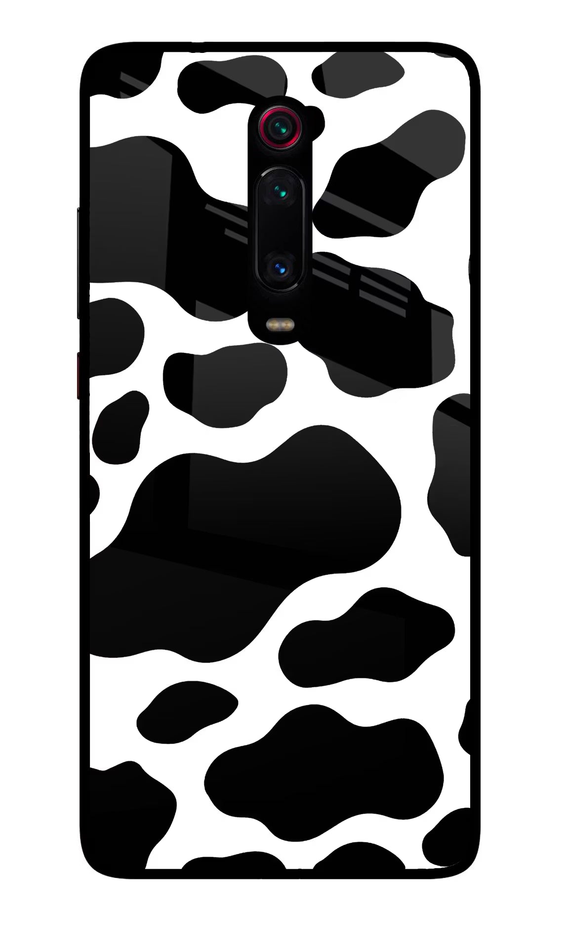 Cow Spots Redmi K20 Pro Glass Case Back Cover by Casekaro