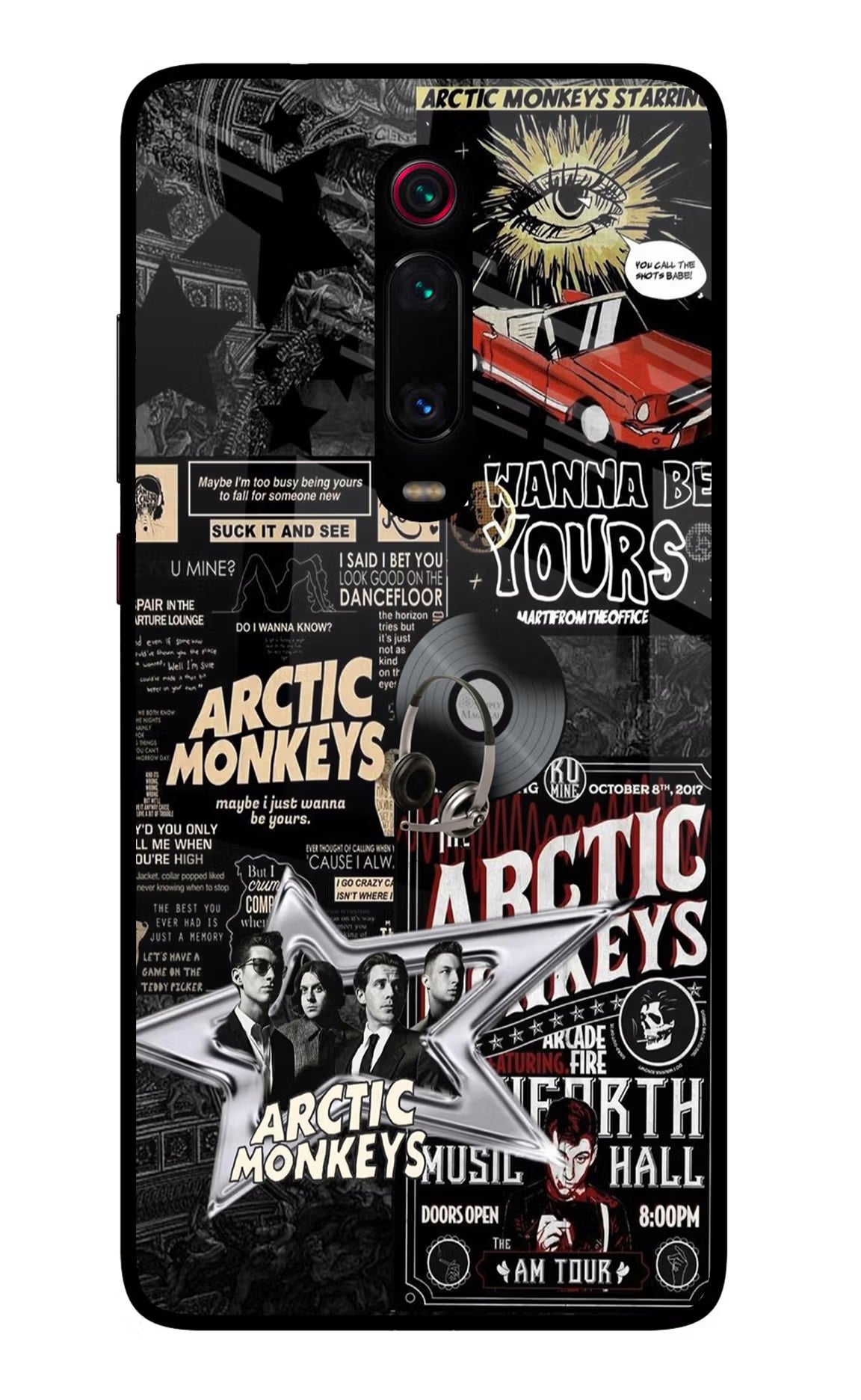 Arctic Monkeys Redmi K20 Pro Glass Case Back Cover by Casekaro