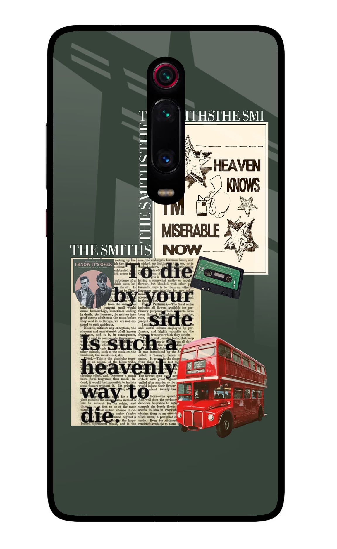 The Smiths Redmi K20 Pro Glass Case Back Cover by Casekaro