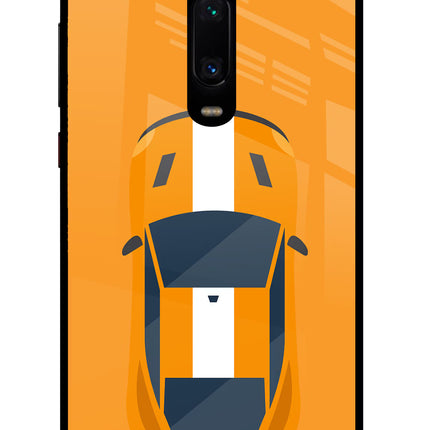 Highway Pursuit Redmi K20 Pro Glass Case Back Cover by Casekaro
