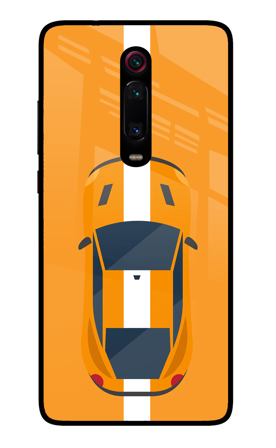 Highway Pursuit Redmi K20 Pro Back Cover, Glass case