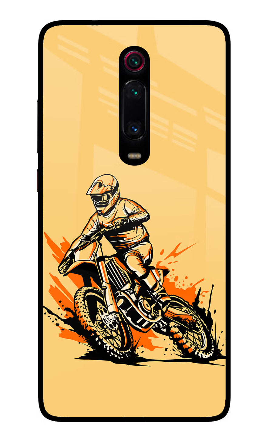 Off-Road Fury Redmi K20 Pro Back Cover, Glass case