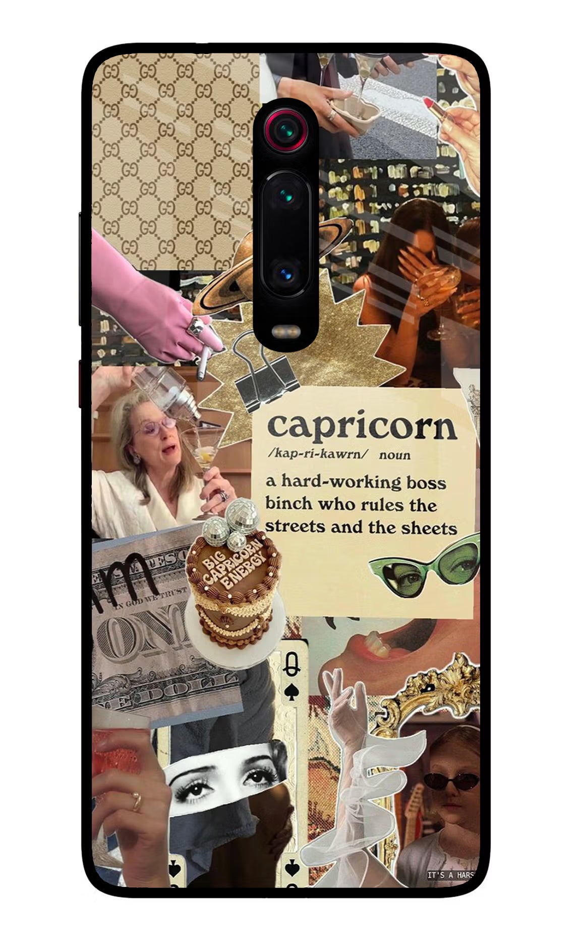 Capricorn Zodiac Redmi K20 Pro Glass Case