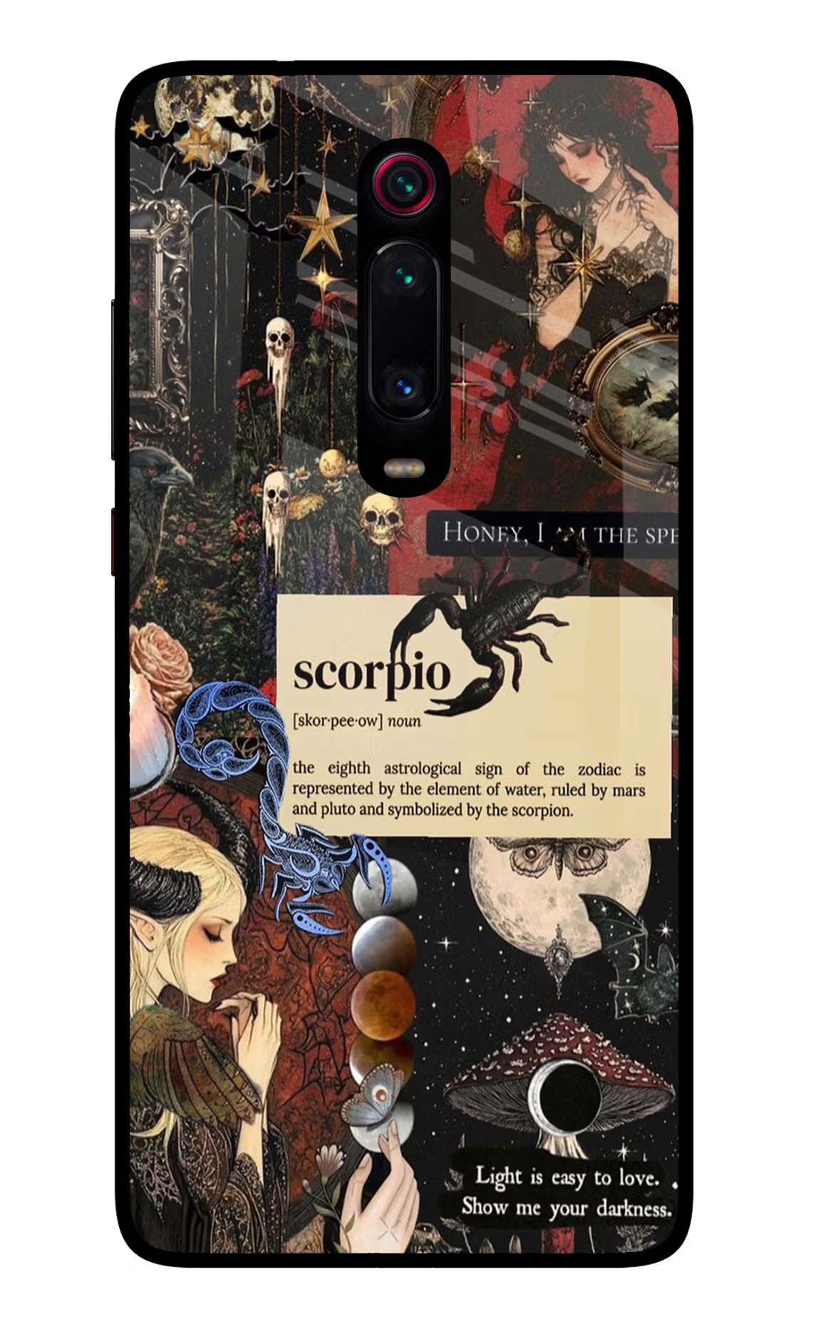 Scorpio Zodiac Redmi K20 Pro Glass Case