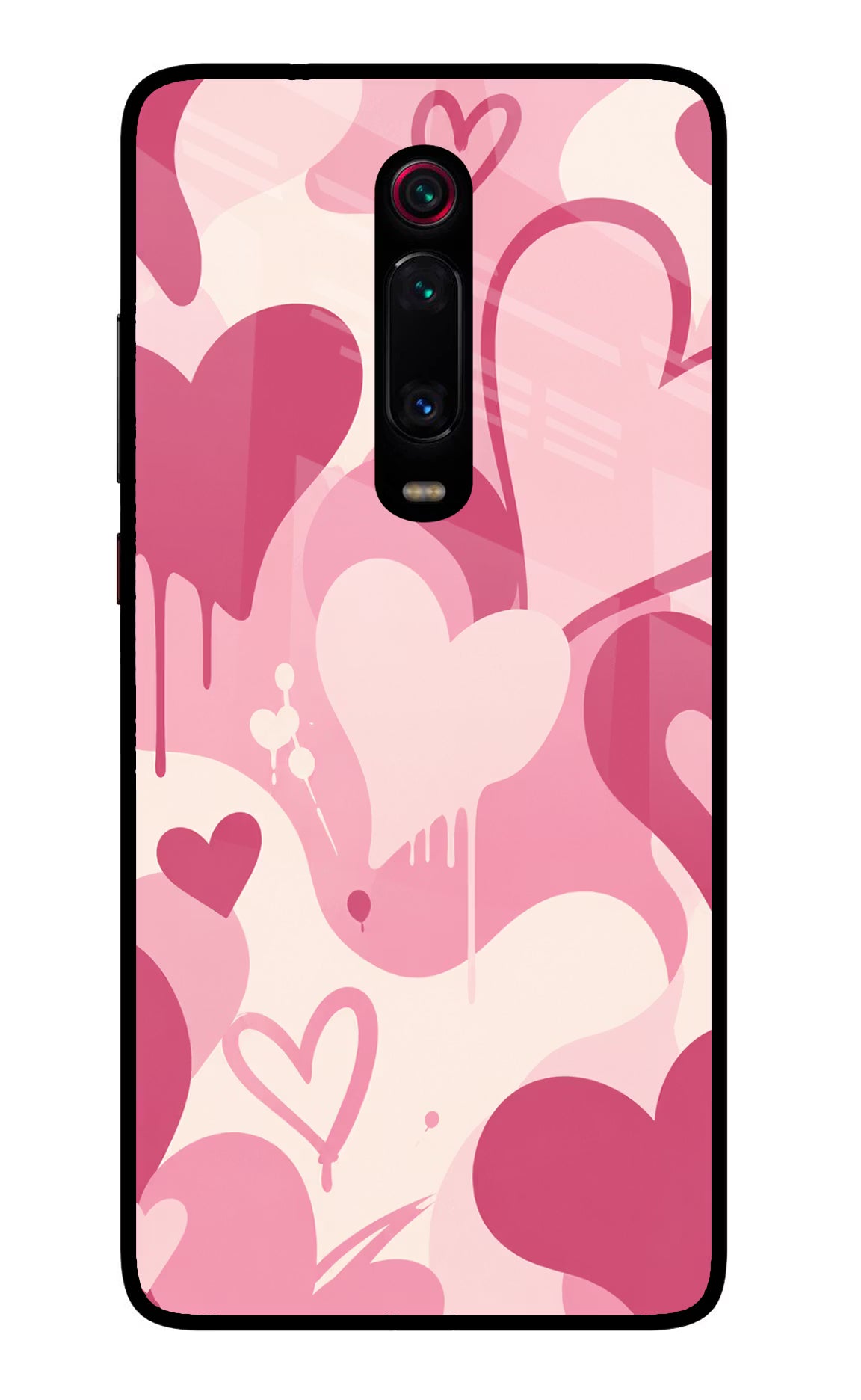 Hearty case Redmi K20 Pro Glass Case Back Cover by Casekaro