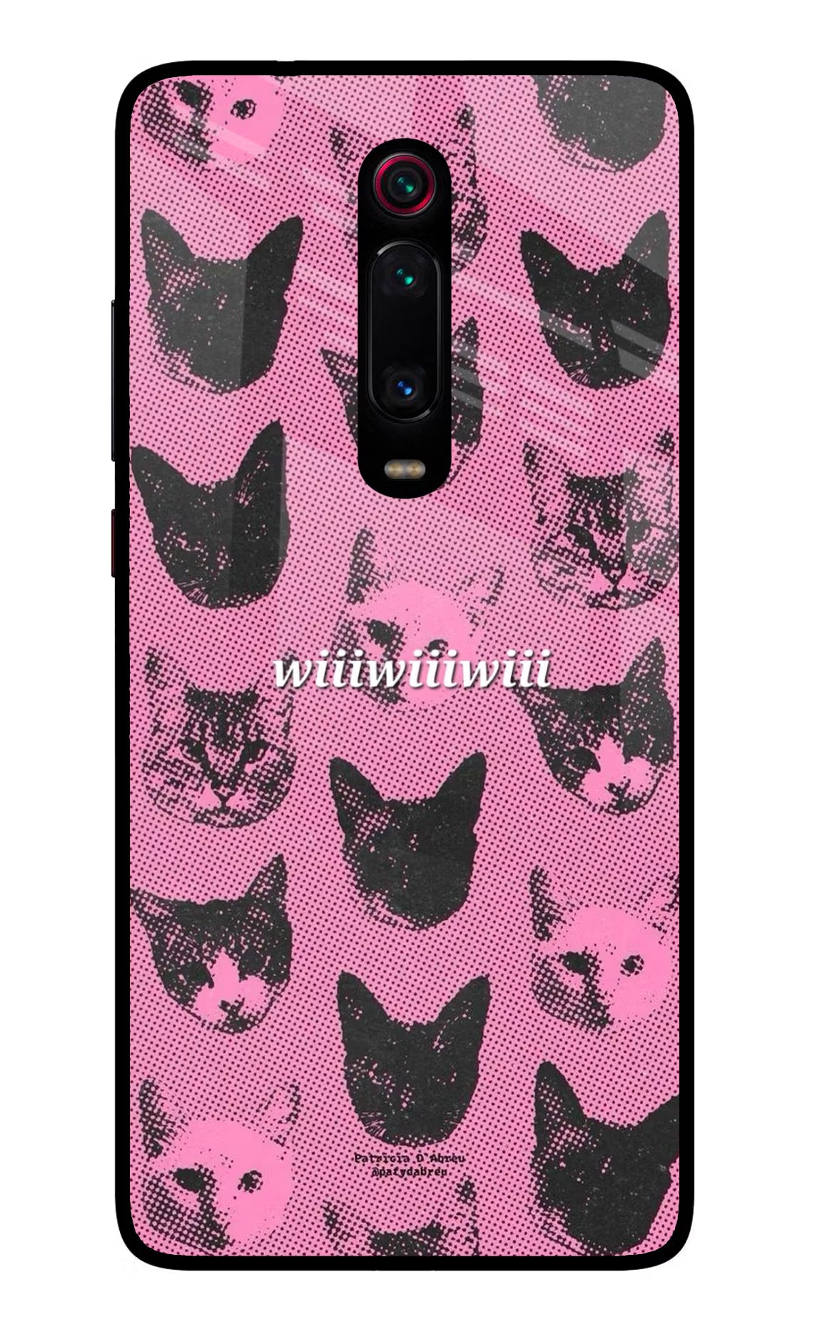 Pink Cats Redmi K20 Pro Glass Case
