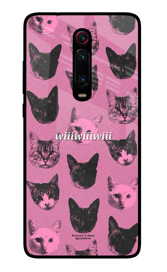 Pink Cats Redmi K20 Pro Glass Case